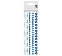 Ursus- Perles Autocollantes Rondes Bleues, 75010006