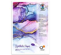 Ursus Yupo 16264600 Lot de 25 feuilles de papier 85 g Format A4 synthétique lisse Surface résistante à la déchirure et à l'eau, résistant à la lumière UV, 100% recyclable, polyvalent
