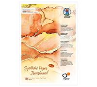 Ursus Yupo 16299200 Lot de 10 feuilles de papier synthétique 153 g/m² 153 g/m² - Surface lisse - Résistant aux déchirures et à l'eau - Résistant à la lumière UV - Extrêmement résistant - 100 % recyclable - Blanc