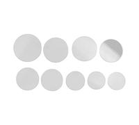 URSXODAWQ 9 pièces de remplacement de verre de montre, lentille en cristal de saphir pour montres, couvercle à lunette ronde transparente de 1,2 mm d’épaisseur, diamètre de 23,6 à 37,6 mm,