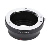 URSXODAWQ Adaptateur PK - M4/3 pour Objectif PK sur boîtier de caméra Micro 4/3, Adaptateur d’Objectif en métal avec Mise au Point à l’Infini, Mise au Point Manuelle et Prise de Vue