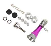 URSXODAWQ Équilibreur de Moulinet de pêche en Aluminium, Barre de butée pour Moulinet de pêche à Faire soi-même avec Une Bonne stabilité et Une Surface Lisse, Accessoire de Moulinet (Violette)