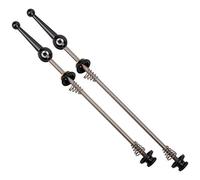 URSXODAWQ Levier de Roue à dégagement Rapide pour VTT, dégagement Rapide pour vélo en Alliage de Titane, Ensemble de Roues Pliantes légères et très résistantes avec Levier en Aluminium (Noire)