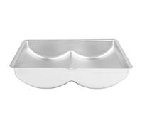 URSXODAWQ Moule à gâteau en forme de livre, plat de cuisson en alliage d’aluminium, moule antiadhésif pour la cuisson des gâteaux avec trou de suspension pour un rangement facile, outil de