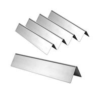 URSXODAWQ Plaque chauffante pour Barbecue à gaz 5 pièces, Remplacement pour la série Weber Spirit Silver, Couverture de tentes chauffantes en Acier Inoxydable, brûleurs de Barbecue à Haute