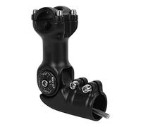 URSXODAWQ Potence de vélo de Montagne à Angle réglable en Alliage d'aluminium 6061 T6 Noir, rallonge de Guidon de vélo, réglage de l'angle à 120 ° avec Guidon de Verrouillage de 25,4 mm, (Akh.4 Ksah)