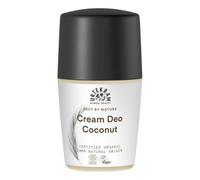 Urtekram Cream Deo Coconut - 50 ml - Déodorant Naturel à l’Huile de Coco Bio et à l’Acide Hyaluronique, Cosmétique Naturel Certifié, Vegan et Doux pour les Peaux Sensibles