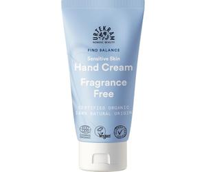 URTEKRAM FRAGANCE FREE crema de manos - crème mains hydratante pour un usage quotidien, pratique à garder dans le sac pour une application à tout moment, contenance 75 ml et est conçu pour offrir un g
