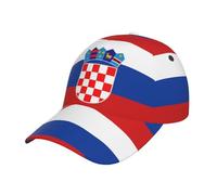 urtradezz Casquette de baseball avec drapeau croate de la Croatie - Réglable - Tendance - Décontractée - Bord plat - Pour homme et femme, Croatie-4s, taille unique
