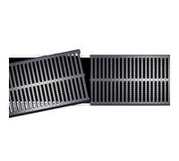 URUCHF Grilles de Drainage Grands couvercles de drains extérieurs à découper, couvercles de caniveaux de Drainage en Plastique, Grille de Drainage pour allée/Cour/Jardin(500x250x20mm)