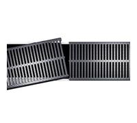 URUCHF Grilles de Drainage Grands couvercles de drains extérieurs à découper, couvercles de caniveaux de Drainage en Plastique, Grille de Drainage pour allée/Cour/Jardin(500x350x25mm)