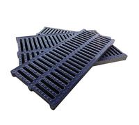 URUCHF Grilles de Drainage Lot de 3 grilles de Drainage rectangulaires pour allée, Jardin, terrasse, etc.(500x250x30mm)