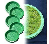 URUCHF Plaque d'égout Couvercle De Regard D'égout Affleurant, Couvercle De Fosse Septique Rond Et Robuste, Couvercle Décoratif pour Réservoir D'eaux Usées(5 PCS,Dia 50cm)