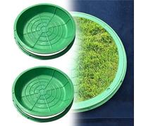 URUCHF Plaque d'égout Couvercle De Regard D'égout Affleurant, Couvercle De Fosse Septique Rond Et Robuste, Couvercle Décoratif pour Réservoir D'eaux Usées(2 PCS,Dia 80cm)