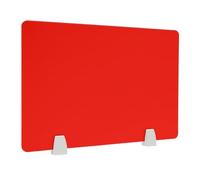 URUCHF translucide Bureau Panneau Panneau De Séparation en PVC pour Salle D'examen/bibliothèque, Plan De Travail avec Pinces, Panneau De Table, Panneau De Séparation De(B,L H 110CM x 40CM)