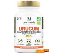 Urucum BIO | Soleil, Bronzage | Haute Concentration, 1% bixine | 100% Naturel et Vegan | 90 gélules | Fabriqué en France | Qualité Supérieure