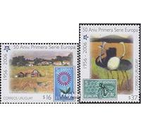 Uruguay 2880-2881 (complète.Edition.) Neuf avec Gomme Originale ** MNH 2005 50 Années Commerce en Europe (Timbres pour Les collectionneurs) Oiseaux