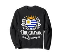 Uruguayan Queen Uruguay Flag Proud Uruguayan Woman Sweatshirt