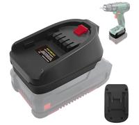 URUN Adaptateur de batterie pour batterie Einhell 18 V vers Bosch PBA - Support d'alimentation portable pour outil multifonction Bosch vert - Adaptateur de batterie pour batterie Einhell sur outil