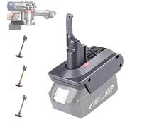 URUN 【Mise à niveau】 Adaptateur de batterie 2 en 1 V7/8 pour batterie Makita 18 V convertit en batterie d'aspirateur à main Dyson V7/8 Compatible avec V7/8 Animal V7/8 Absolute V7/8 Motorhead Pro