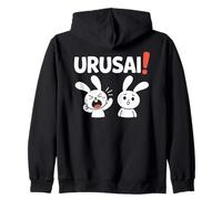Urusai! Funny Chibi Anime Bunny Kawaii Manga Comédie Sweat à Capuche