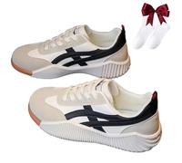 URWEIGH Chaussures Orthopédiques Kulavo, Baskets Orthopédiques Vintage pour Femmes, Chaussures de Marche Confort (Noir, 41)