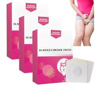 URWEIGH Seurico Lot de 3 boîtes de 18 patchs de contrôle de la vessie, patch de contrôle de l'incontinence post-partum, patch de contrôle de la vessie et post-partum pour femme