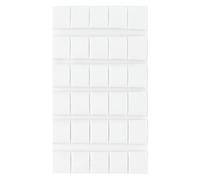 URYVAIW Pâte adhésive pour ongles set, 30 pièces pâte à modeler pour ongles blanche, Pâte adhésive amovible pour exercices et présentations de nail art