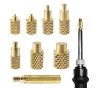 Uryxery Inserts filetés, Embouts à souder - Lot de 7 avec Adaptateur, compatibles fers 936 900M T18, Tailles M2 à M8, Impression 3D PLA PETG ABS