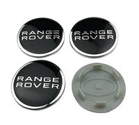 URYYRIT Capuchons Centraux Moyeu de Voiture, pour Land Rover Range Rover, 62mm, Couvercle Décoration Roue Anti-poussière Étanche, Centre Roue avec Autocollant D'emblème Logo, Accessoires Extérieurs