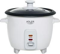 Urządzenie do gotowania ryżu Adler | AD 6418 | 300 W | 0,6 L | Liczba programów 2 | Biały