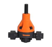 URZQCKGLK Tuyau ID 63mm UPVC 2 "DN50 soupape de sécurité Contre-Pression Roue Manuelle PTFE siège Union Type