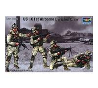 Us 101st Airborne Division Crew - 1:35e - Trumpeter G