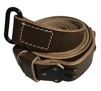US 1907 M1 Garand Rifle Sling Reproduction en cuir et acier Brun foncé (acier)
