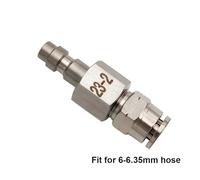 (US) 23-2 ou 2302, ensemble de raccords enfichables à déconnexion rapide sur tuyau OD de 4mm(5/32 ") /6MM(1/4") for Airsoft(Fit 6-6.35mm OD)