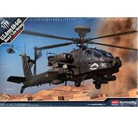 US AH-64D Bloc II Late Version Hélicoptère Plastique Kit 1:72 Model Academy