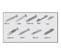 Trumpeter 03305 Kit de modélisation US Aircraft Armes - Bombs Guided