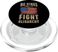 US America No Kings Oligarchy 4th of July Patriotic Vintage PopSockets PopGrip pour MagSafe