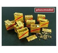 Us Ammunition Boxes With Cartons Of Charges 26. Division ''volksgrenadier'' - 101. Division ''- 1:32e - Plus Model