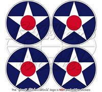 US Army Air Corps usaac WWII Aircraft Cocarde USAF USA 5,1 cm (50 mm) Stickers Stickers muraux en vinyle, X4
