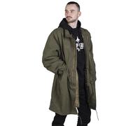 Mil-Tec US Shell Parka M65, veste en textile M Olive Olive