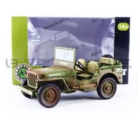 Us Army Wwii Jeep Vehicle Green Weathered Version 1 18 By American Diorama 77404 A