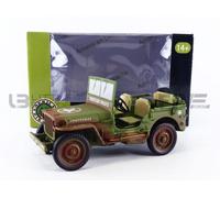 Us Army Wwii Jeep Vehicle Military Police Green Weathered Version 1 18 By American Diorama 77406 A
