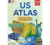 US ATLAS ROADMAP 2025 AUSGABE: Detaillierte Karten und Routenführung für Stadt- und Landreisen in allen 50 Bundesstaaten