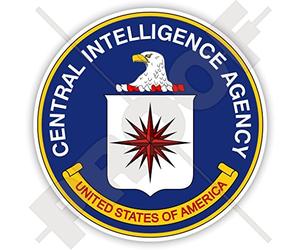 US Central Intelligence Agency Sceau CIA États-Unis USA Américaine, Amérique, 90mm Vinyl Sticker, Autocollant