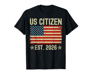 US Citizen Est 2026 New American Immigrant Citizenship T-Shirt