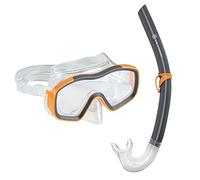 US.Divers Combo TIKI JR | Kit de plongée, masque et tuba pour enfants 6+ avec vision panoramique 180°, protection UV, lentilles antibuée et anti-fuite pour les excursions aquatiques et snorkeling