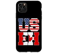 US EH Leaf Canadian American Canada USA Flag Home Pride USEH Coque pour iPhone 11 Pro Max