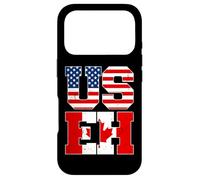 US EH Leaf Canadian American Canada USA Flag Home Pride USEH Coque pour iPhone 17 Pro