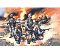 US Elite Forces en Iraq ( 4 Figurines - 4 Soldiers ) 1:3 5 Plastique Model Kit